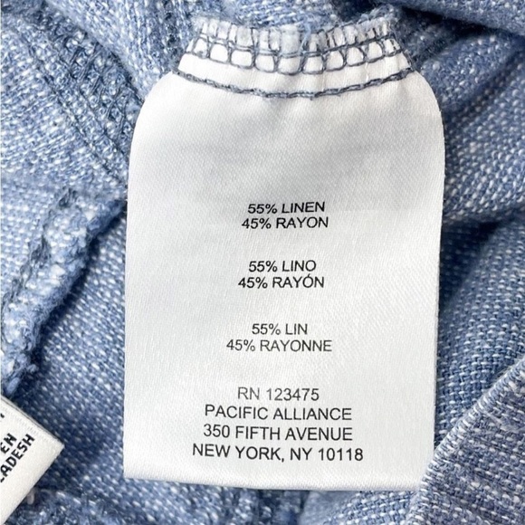 🌺ELLEN TRACY Linen Blend Pants Size Large🌺 - Picture 5 of 7